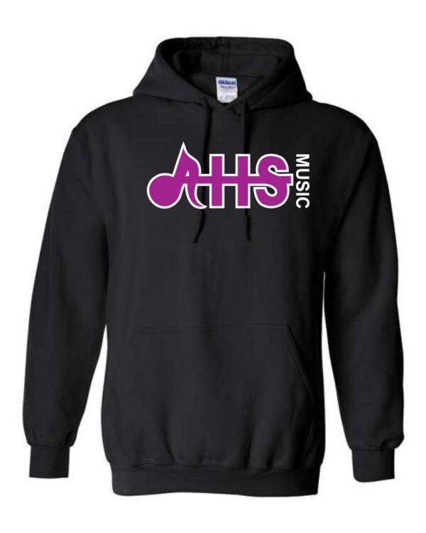 #1- Black Hoody- Printed